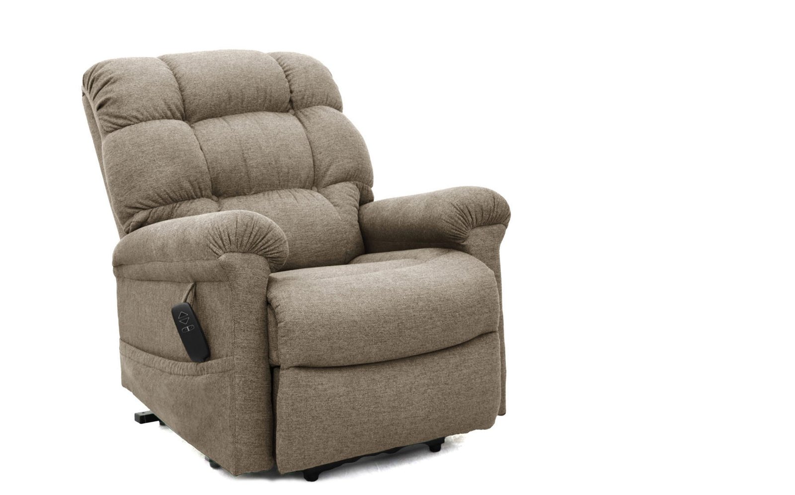 Comfort Care Cloud Recliner – Fabric Brown – Image 6