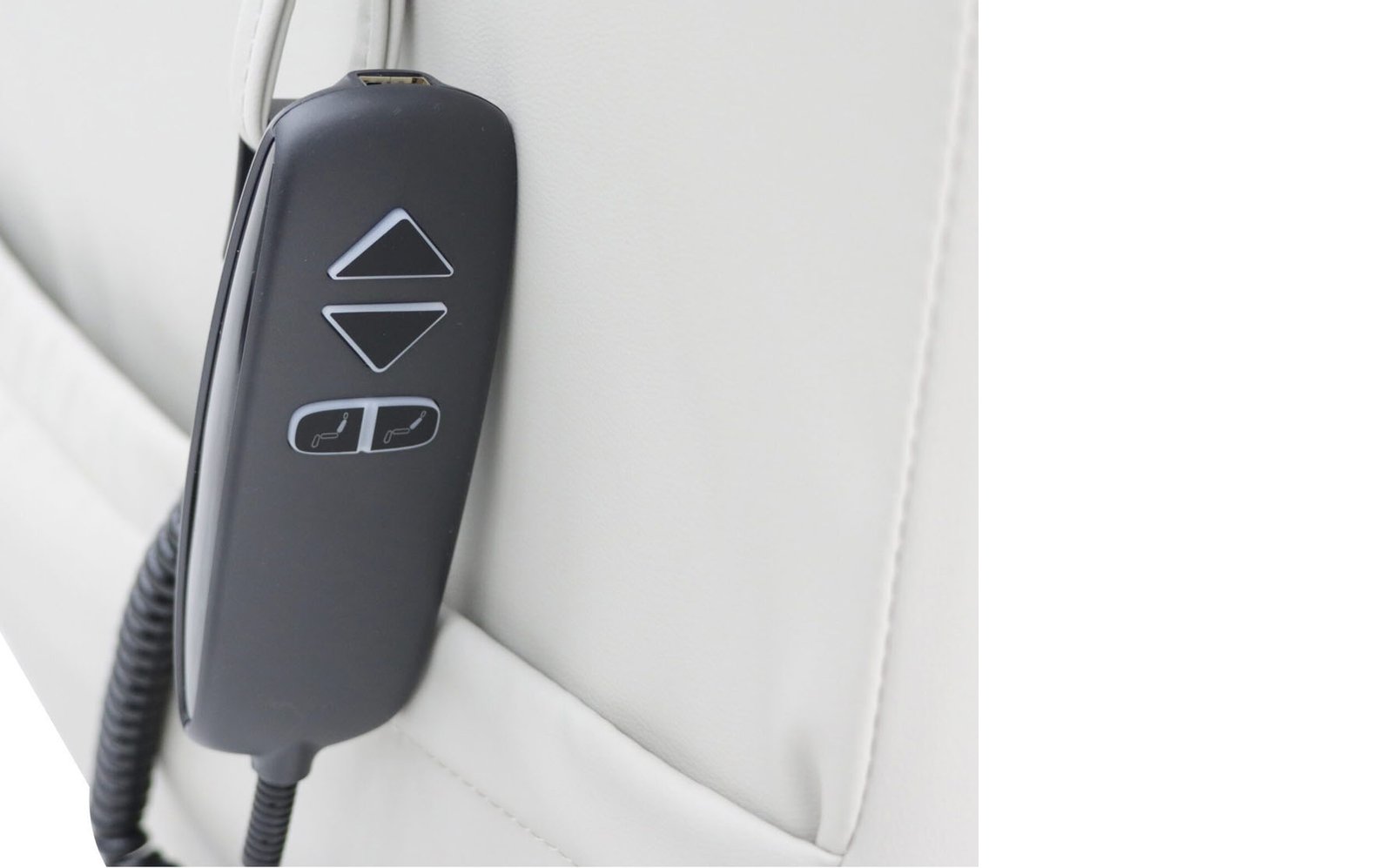 Comfort Care Cloud Recliner – High-Tech Leather Light Grey – Image 2