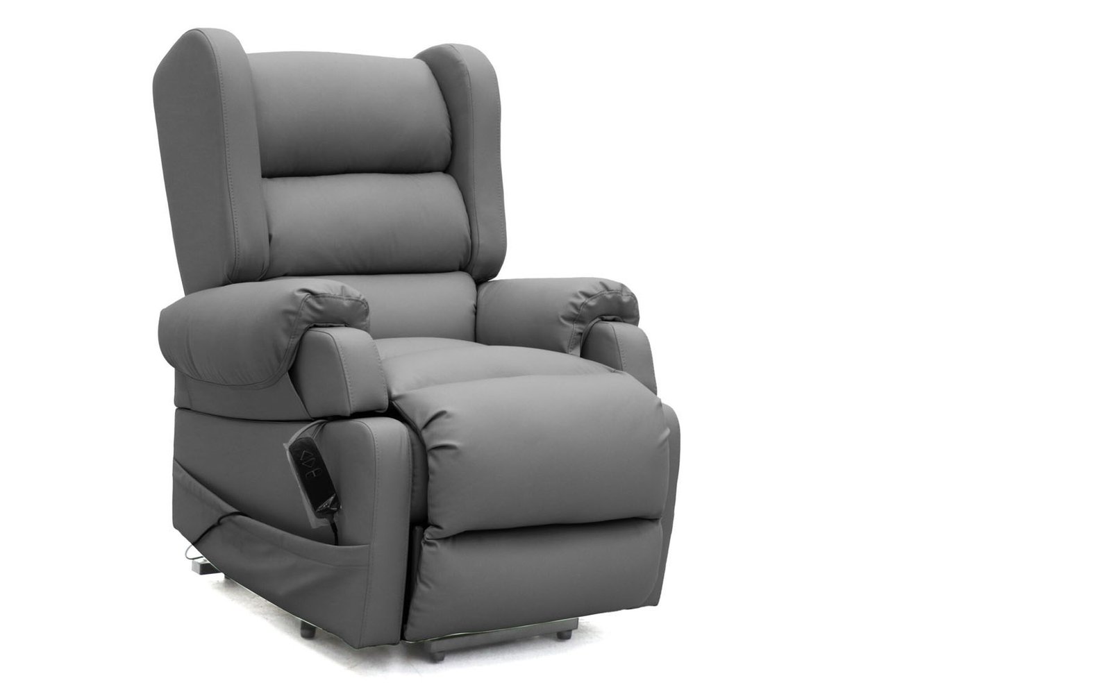 Comfort Care Viva Recliner – High-Tech Leather Dark Grey – Image 1