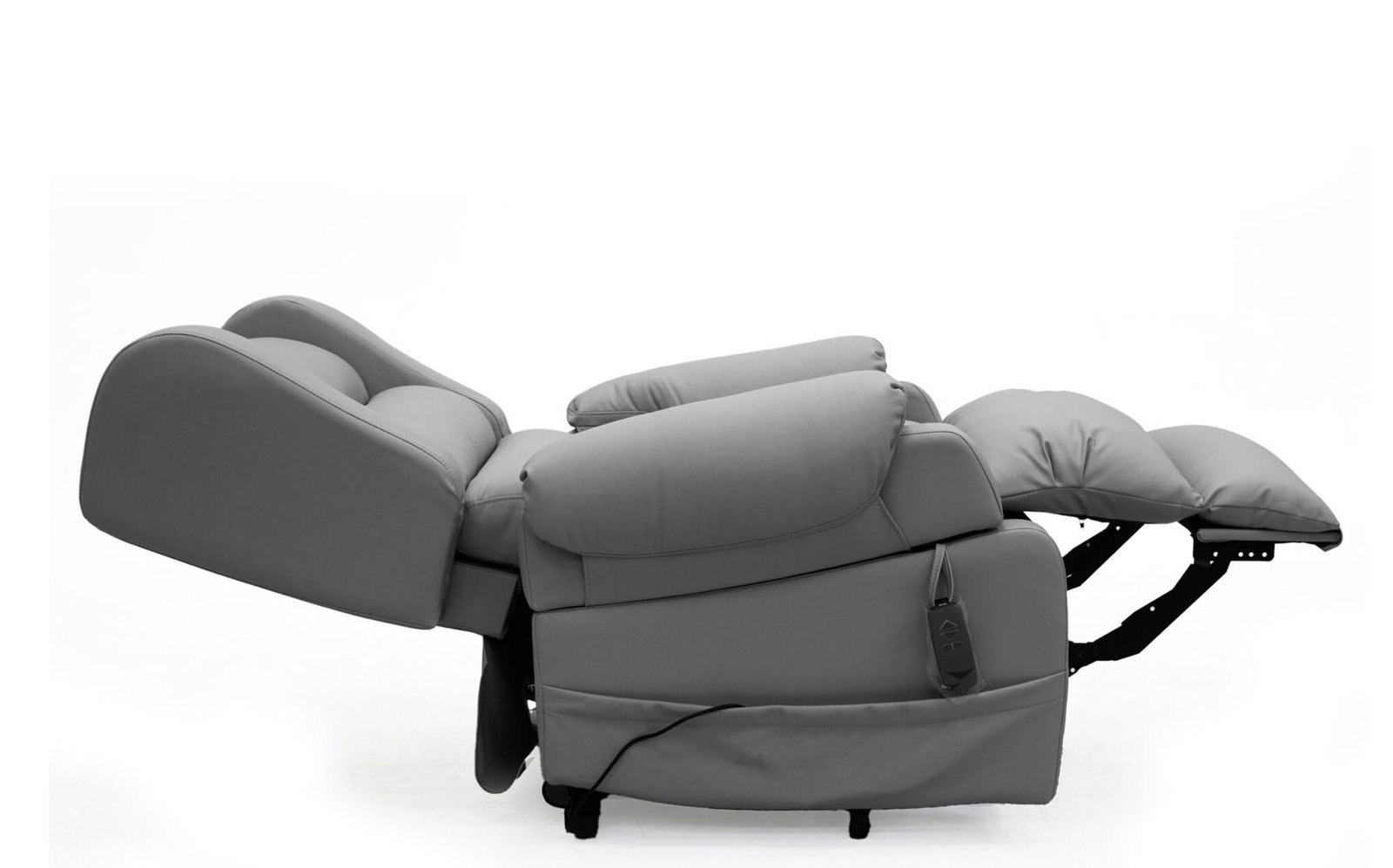 Comfort Care Viva Recliner – High-Tech Leather Dark Grey – Image 5