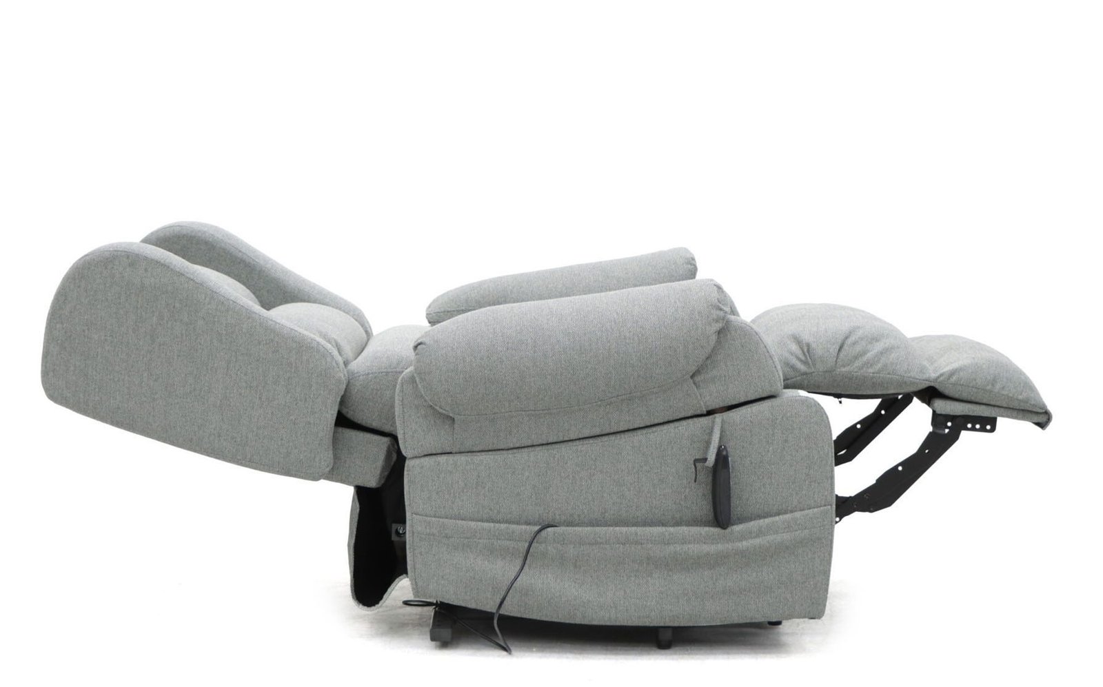 Comfort Care Viva Recliner – Fabric Ash – Image 4