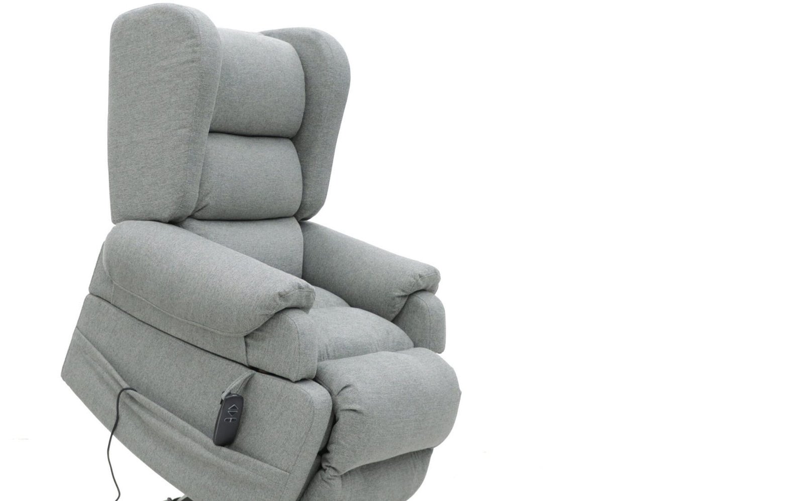 Comfort Care Viva Recliner – Fabric Ash – Image 7